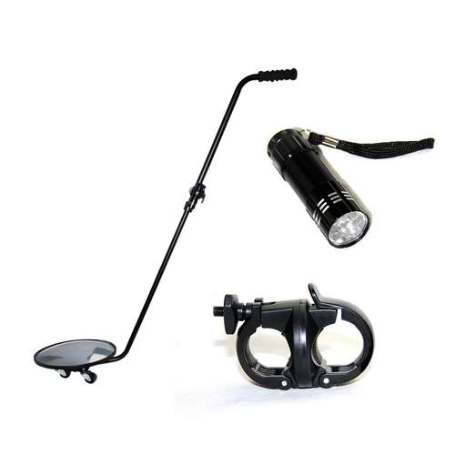 V3车底检查镜伸缩检查镜便捷式检查镜亚克力凸面镜