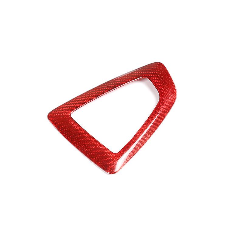 适用于宝马真碳纤维红色排挡档位底座（左肽）3系4系内饰改装