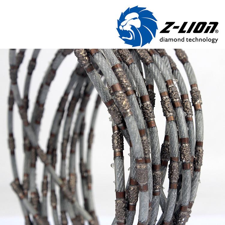 致力Z-lion金刚石绳锯，金刚石切割线发泡陶瓷切割线，细绳