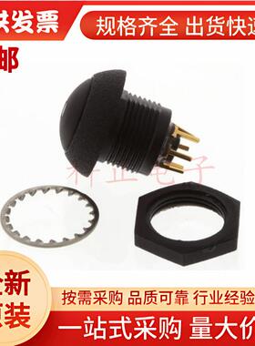 LP9-31231H22OTTO黑色圆盖带灯工业按钮开关5A28V直流