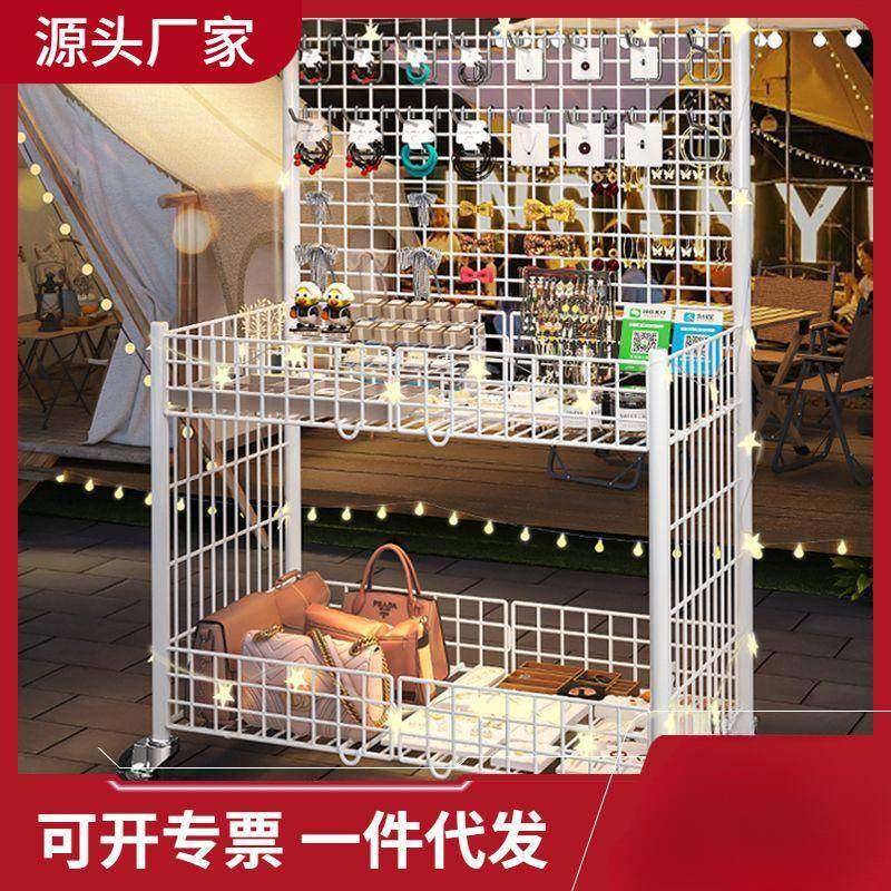 折叠移动摆摊小推车神器一秒收摊夜市专用烤肠地摊花车促销展示架