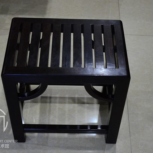 典家具样仿古力乌木木阴铁子全家居用品 榫卯结构凳子木铁力沉木