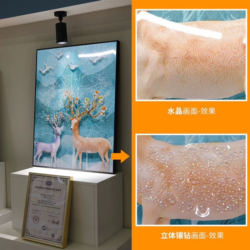 精品回族挂画个性入户玄关装饰画中式轻奢走廊过道包邮详图找客服