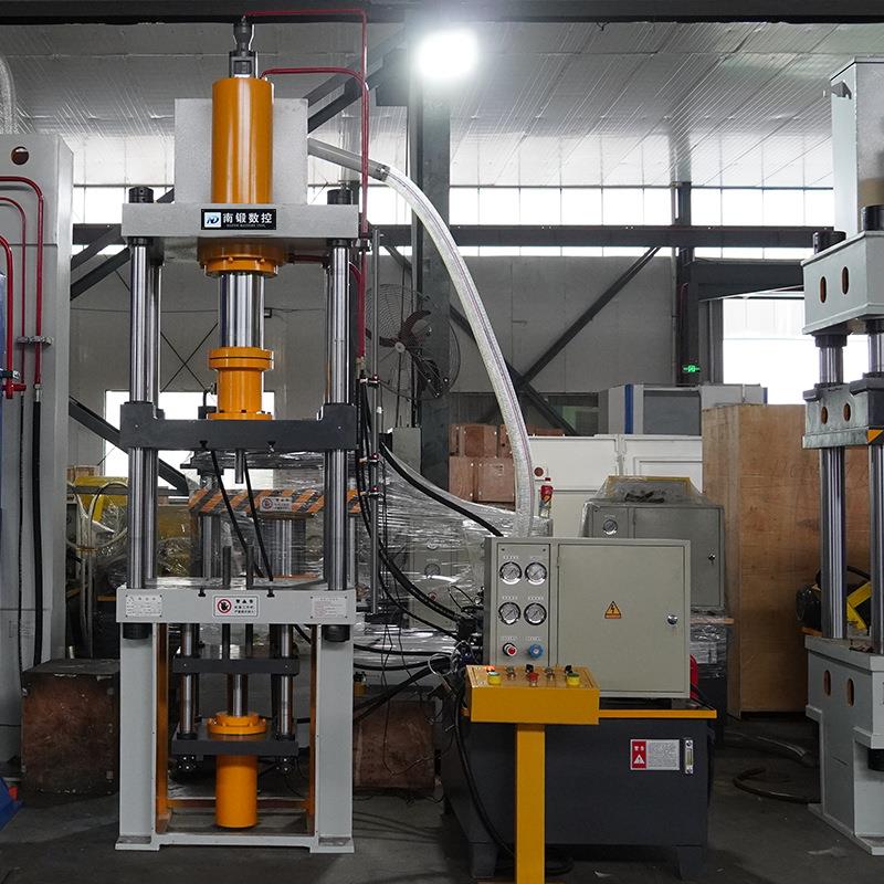 小型四柱液压机金属拉伸油压机配套模具打料缸