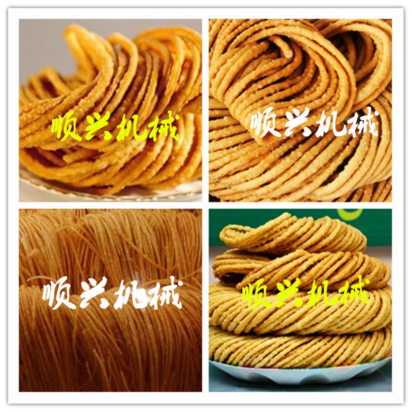 江苏油炸馓子麻花机芝麻条机 黄金小馓子成型设备 自动馓子缠绕机