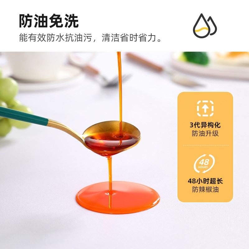 圆桌桌布防水防油防烫免洗桌垫圆形餐桌布茶几台布床头柜桌子饭店