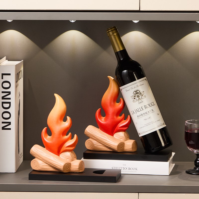 八方来财红酒架摆件高级感创意轻奢高档客厅酒柜电视柜餐边柜装饰