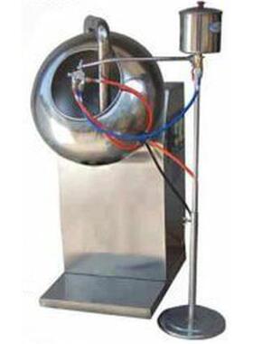 BY-1250包衣机小型包衣锅包薄膜衣药片上色配喷液系统可调速