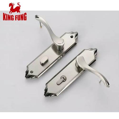 A10733SS/G别墅门锁室内双开门锁卧室房门锁执手锁中式实木门锁