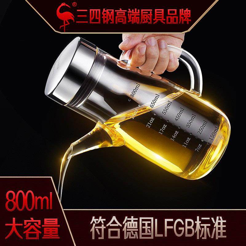 三四钢®油壶厨房家用大容量玻璃油壶厨房酱油醋瓶透明防漏油瓶油,畜牧/养殖物资,畜牧/养殖器械,淘宝优惠券,粉丝福利购,淘宝优惠卷