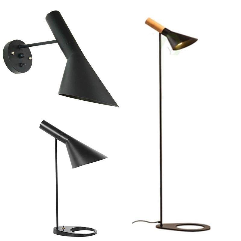 北欧现代简约创意台灯卧室床头过道落地灯客厅服装店工业风壁灯