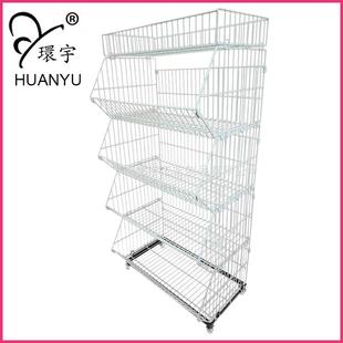 供应面包笼斜口90拆装 购物架金属超市商场货架