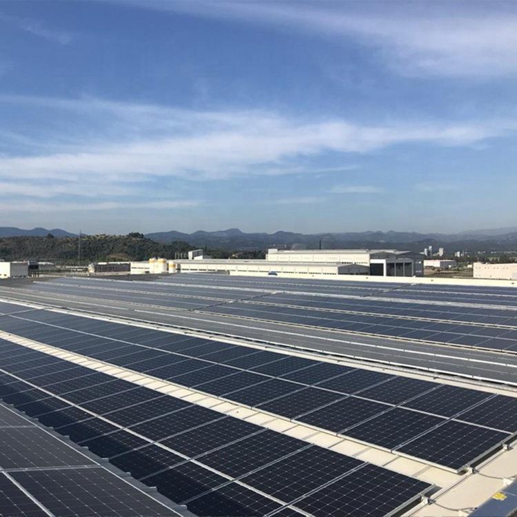 短导轨光伏支架方案铝合金太阳能支架套件彩钢瓦屋顶抗震支架