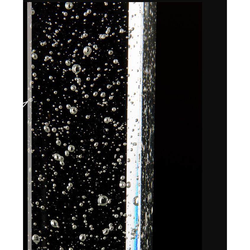 料厂现货汽泡圆柱80*2米白气泡精磨水晶柱玻璃柱装饰隔断定