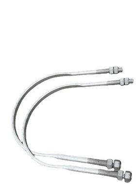 厂家现货U型螺栓方U形螺丝电力光伏用热镀锌U型抱箍管箍金具