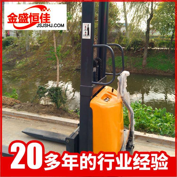 厂家直供半电动加长加宽型堆高车CTD10/16型半电动托辊堆高车