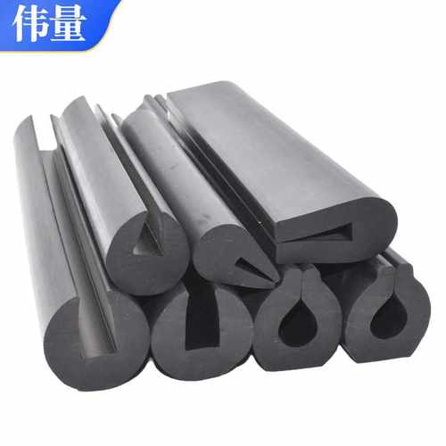 供应振动筛橡胶条三元乙丙C型胶条不锈钢包边条震动筛网减震胶条