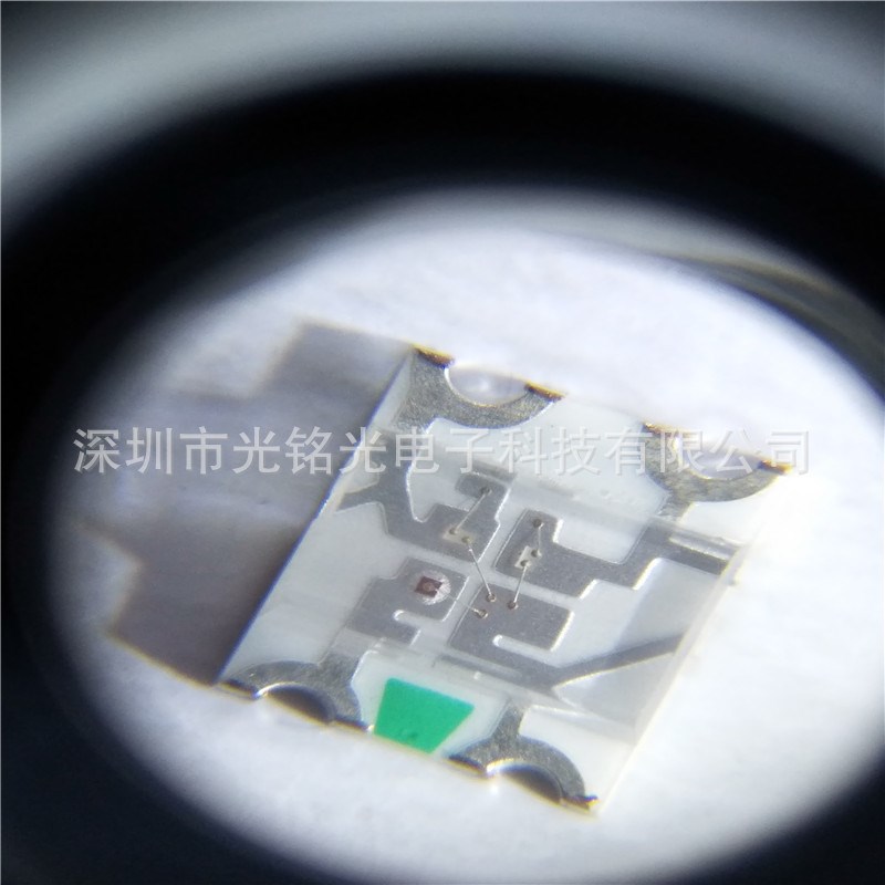 支持订做1615RYG七彩 0603红黄绿三色 全彩LED贴片发光二极管灯珠