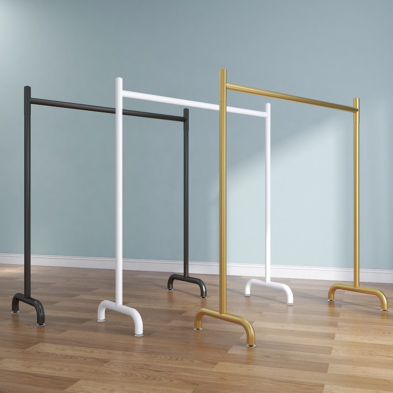 凉挂衣杆卧室置物架直播晒水管镀锌简易钢架子家用收纳晾衣架落地