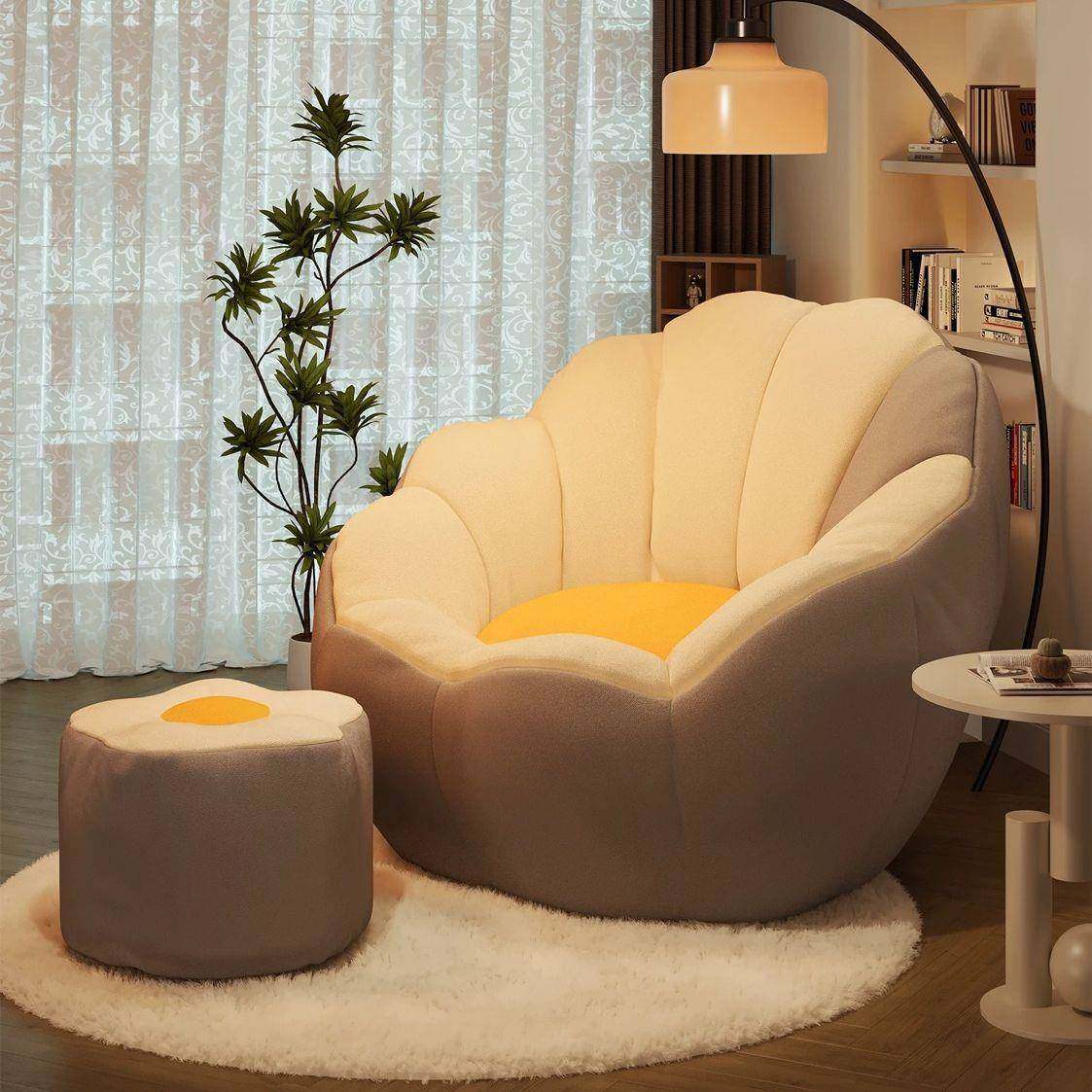 懒人沙发可睡可躺单人躺椅榻榻米懒人椅网红豆袋沙发椅卧室小沙发,鲜花速递/花卉仿真/绿植园艺,割草机/草坪机,淘宝优惠券,粉丝福利购,淘宝优惠卷