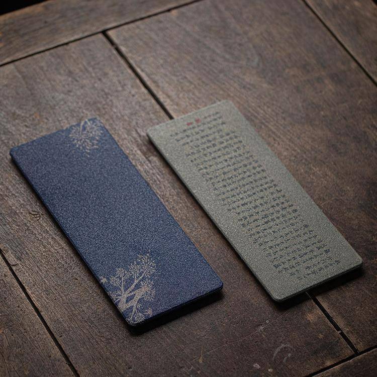 UMC7中式复古纯手工吸水石材干泡盘壶承干泡台小茶台托盘华庚