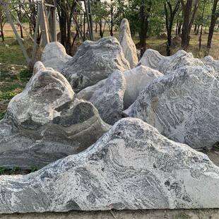 雪浪石天然刻字景观石原石泰山石敢当门牌村山公园摆件石头