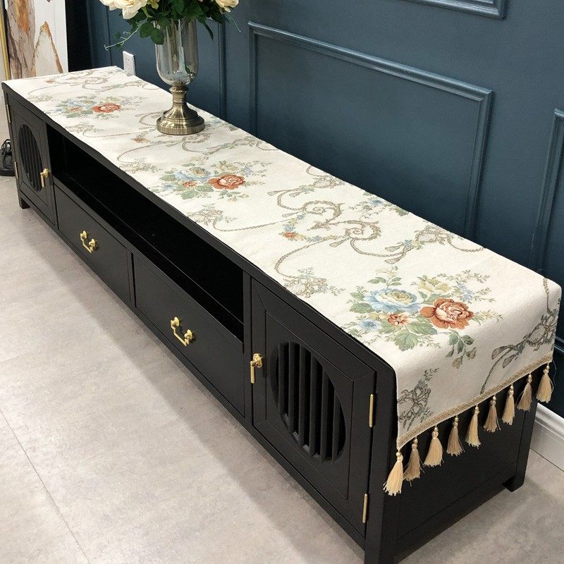 新中式桌垫中式桌布电视柜台布盖布茶几防尘罩盖巾长条桌旗布艺欧,居家布艺,桌布,淘宝优惠券,粉丝福利购,淘宝优惠卷