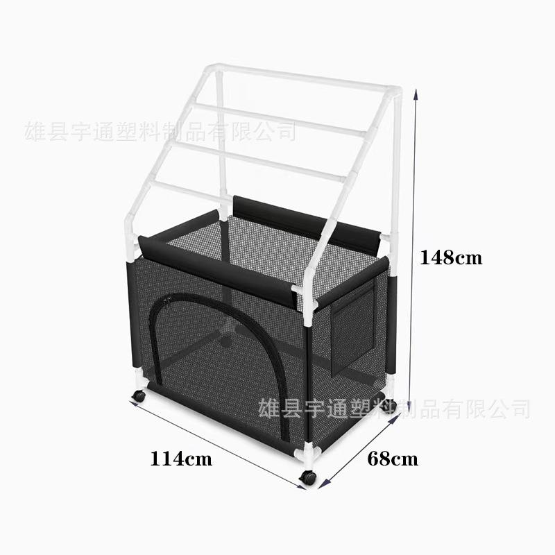 泳池收纳架可移动泳池储物箱小型白色pvc塑料杆存储架