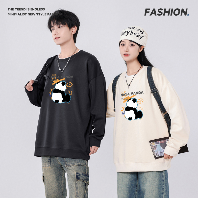 2025秋冬新款字母印花潮流卫衣户外运动日常韩版长袖套头圆领上衣