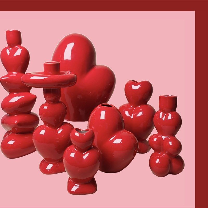 出口斯堪的纳维亚有趣的手绘花人物女孩花瓶猫烛台创意礼品装饰品,家居饰品,花瓶,淘宝优惠券,粉丝福利购,淘宝优惠卷