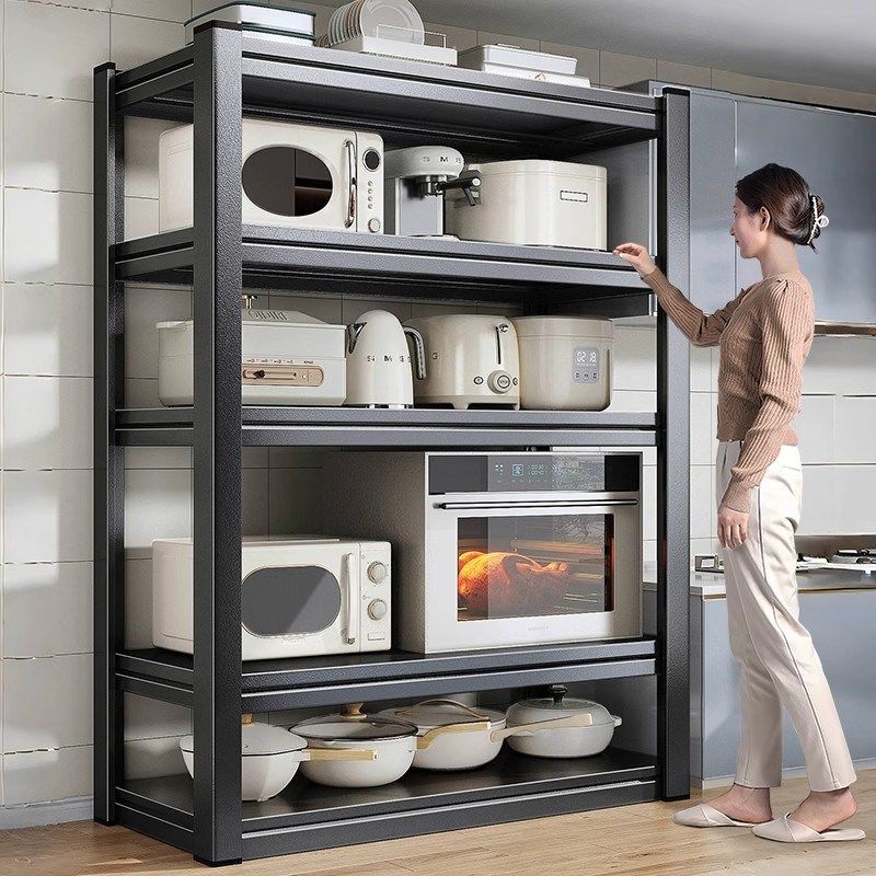 uje厨房落地多层多功能家用微波炉烤箱锅架收纳,厨房/烹饪用具,微波炉置物架,淘宝优惠券,粉丝福利购,淘宝优惠卷
