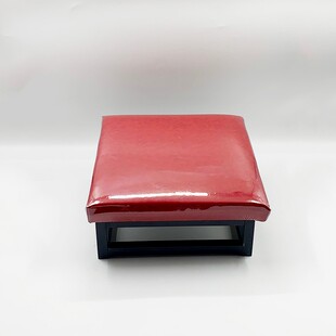 大佛寺拜佛凳莲花磕头拜凳 打坐垫椅子铁制烤漆室拜拜佛磕头外垫