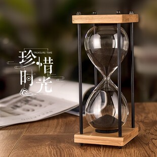 创礼沙漏计时器分钟儿童意物桌人节礼品情面摆件