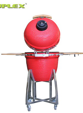 21 inch Outdoor Ceramic Trolley Kamado Charcoal BBQ Grill