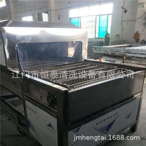 不锈钢装饰管弯头超声波清洗机 恒泰管件除油清洗烘干线