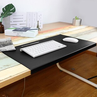 新品带折边桌垫带护边桌垫子皮垫定做订制带扣边办公垫60*30cm黑