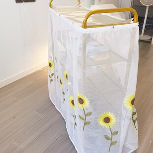 白纱法式蕾丝鞋架子鞋子防尘帘放门口鞋柜遮挡门帘子厨房置物架