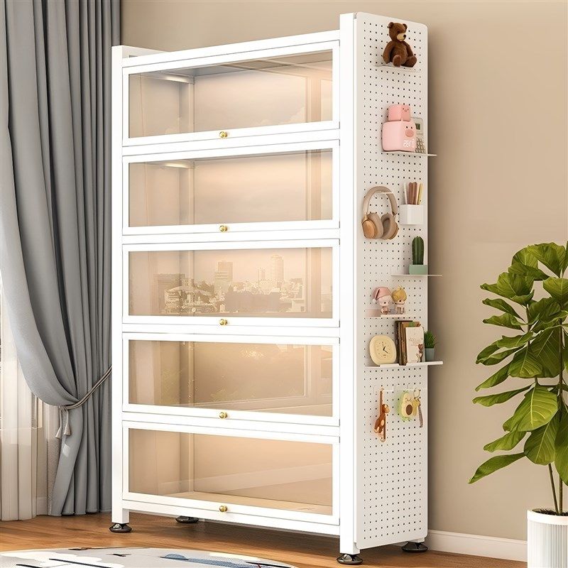 家用玻璃儿童书架示陈列架储物置物架带柜门卧室防尘柜客厅展示柜,住宅家具,家用陈列柜,淘宝优惠券,粉丝福利购,淘宝优惠卷