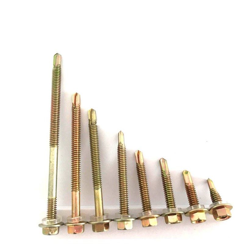 钻尾螺丝外六角头加长燕尾钉彩色钢瓦铁钻铁皮钢板镀锌自攻自钻螺,五金/工具,螺钉,淘宝优惠券,粉丝福利购,淘宝优惠卷