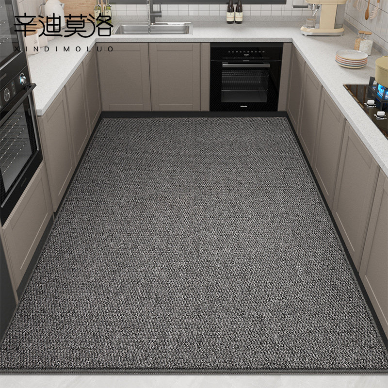 厨房地垫可擦洗吸水吸油专用耐脏门口防滑防油脚垫大尺寸满铺地毯,居家布艺,厨房地垫,淘宝优惠券,粉丝福利购,淘宝优惠卷