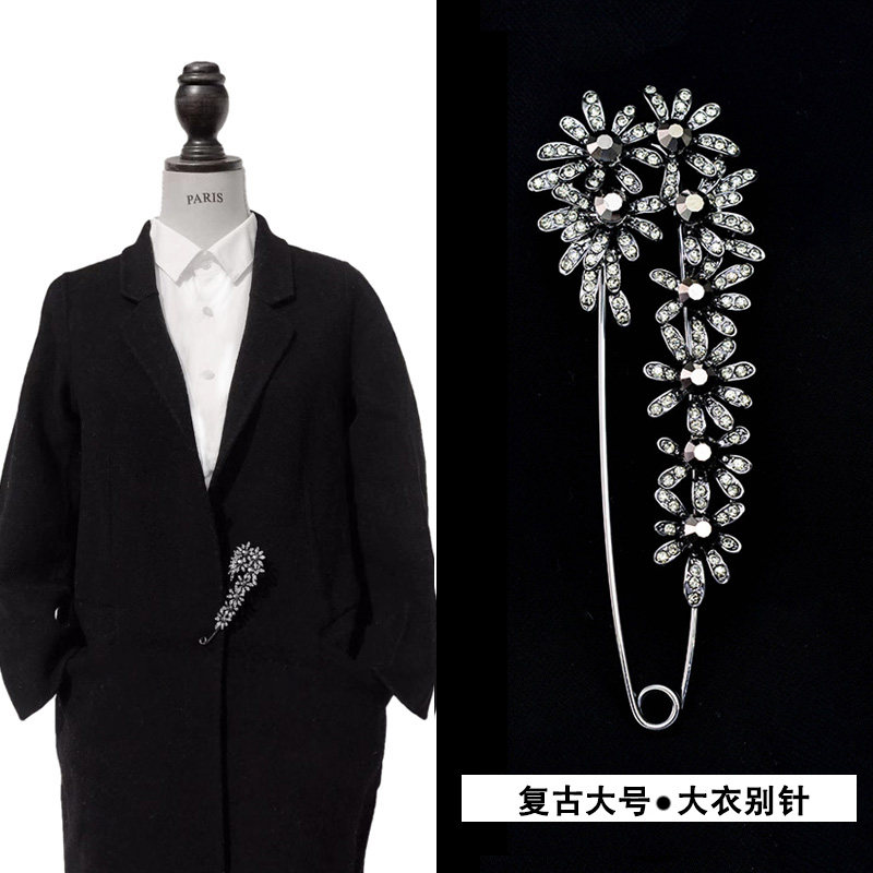超大胸针女开衫毛衣外套大别针扣胸针