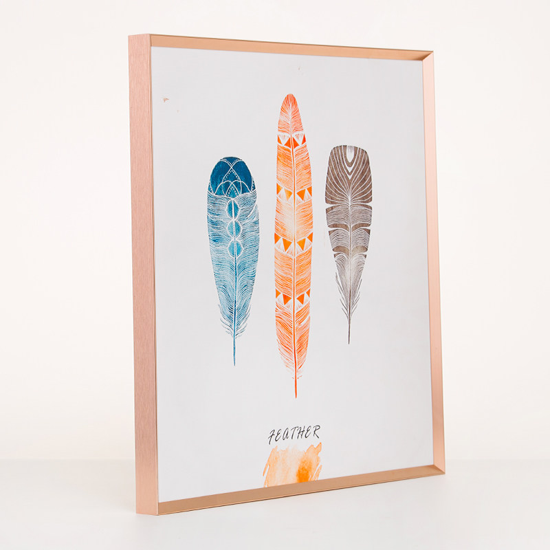 斜面细窄边相框14 16 18 20 24 28 32 36寸海报框画框定做