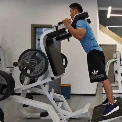 商用哈克深蹲机练腿练臀深蹲架健身器材家用男士龙门架超级深蹲机