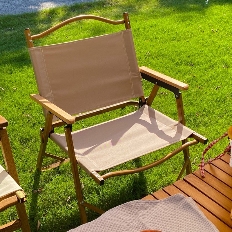 【】户外折叠铝合金椅露营野餐钓鱼椅子帆布克米特椅