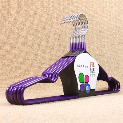 防滑衣架加粗钢质干湿两用衣挂家用室内卧室衣橱阳台晒晾衣撑