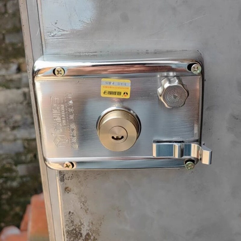 通用型家用锁具木门锁外装门锁套装大门铁门锁老式防盗锁暗锁