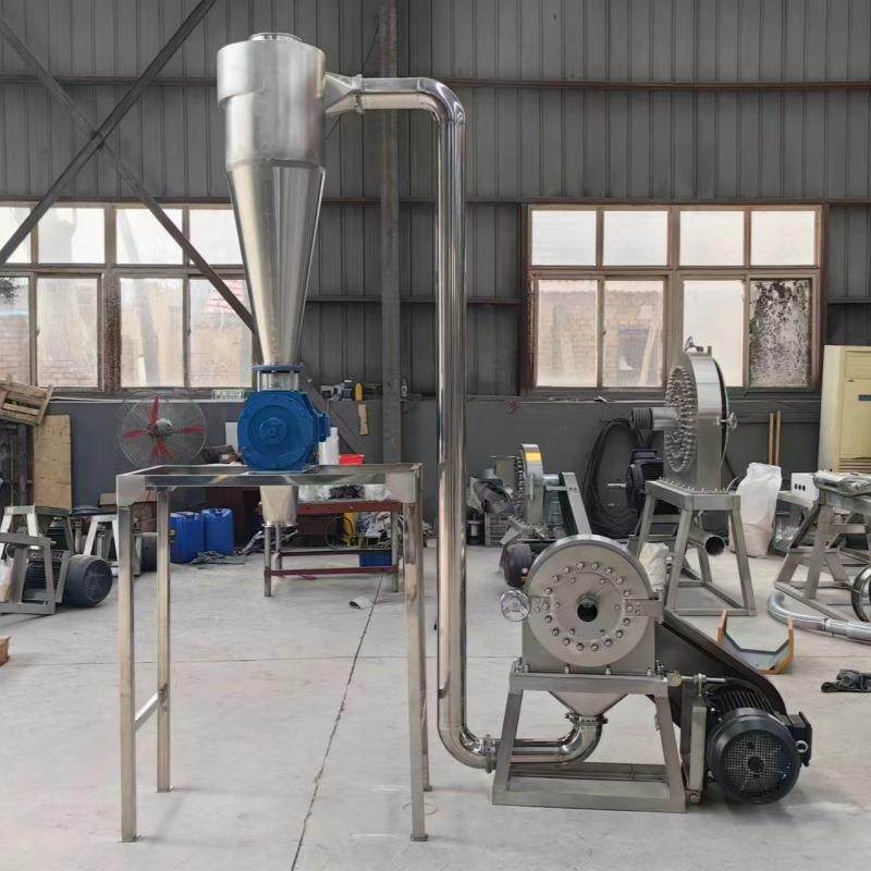 不锈钢黄芪超微打粉机不锈钢当归甘草齿盘式磨粉机中草药粉碎机