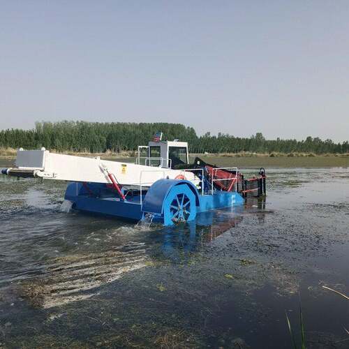水域水道割草 全自动河船面漂浮物保洁船河 水域FXZ清漂花生打捞