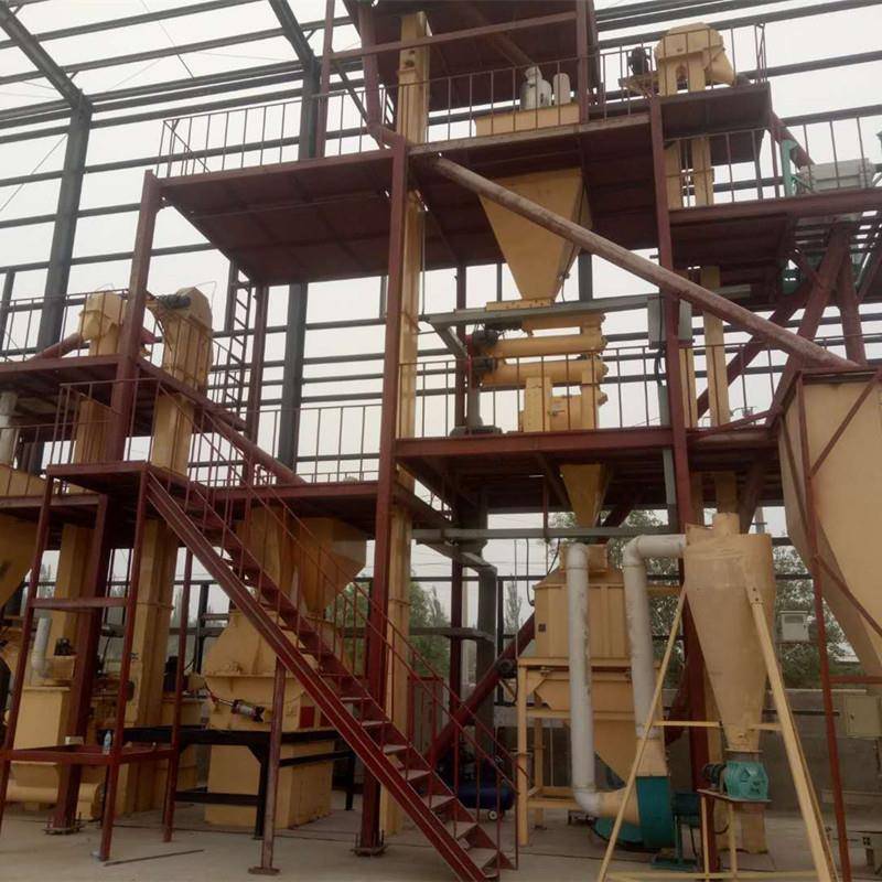 饲料成套设备饲料机制作线时产3-5吨猪鸡鱼饲料制作线