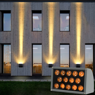 一束光聚光灯户外壁灯防水远射光束灯投窄光洗墙灯光柱灯